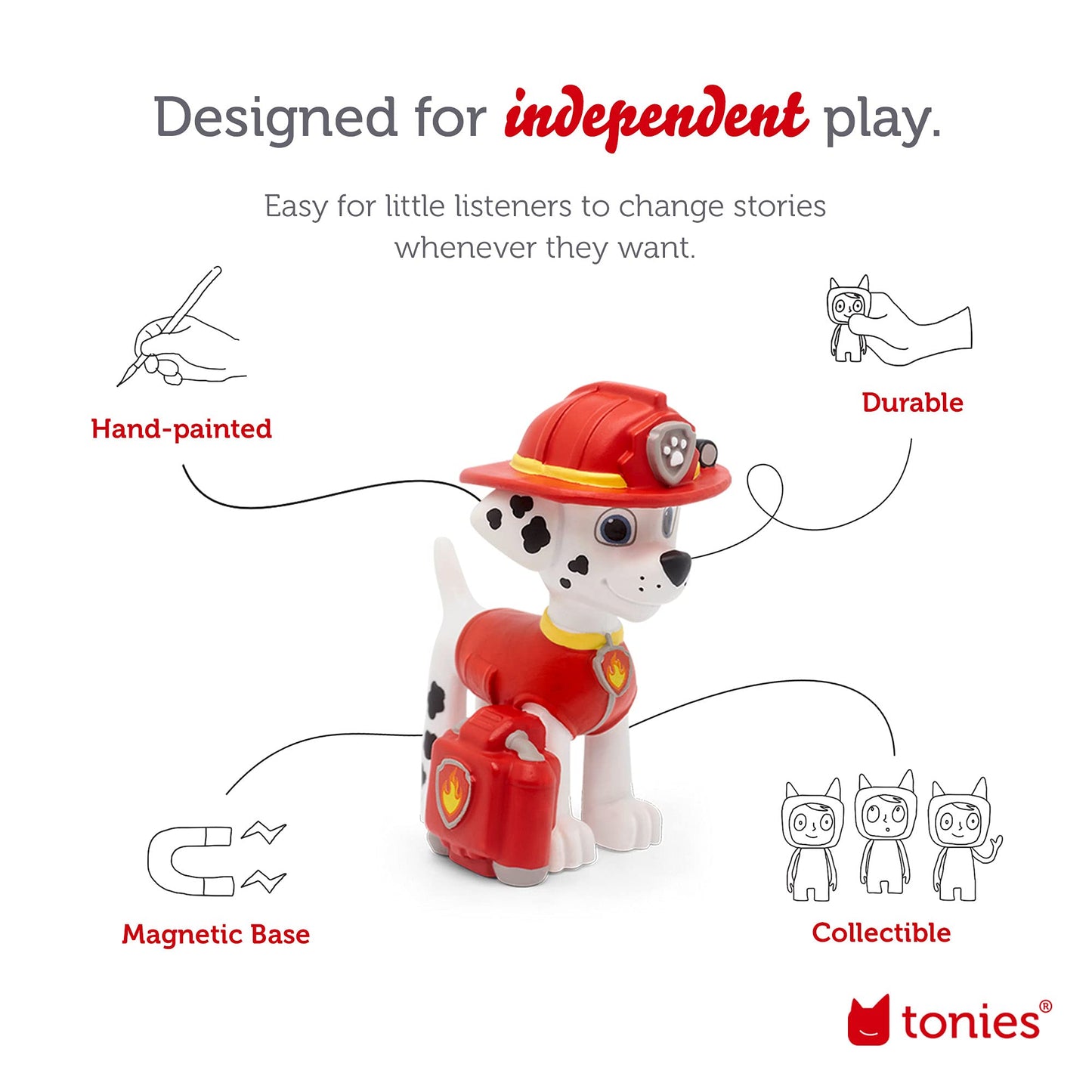 Tonies Marshall Audio Play Character from Paw Patrol