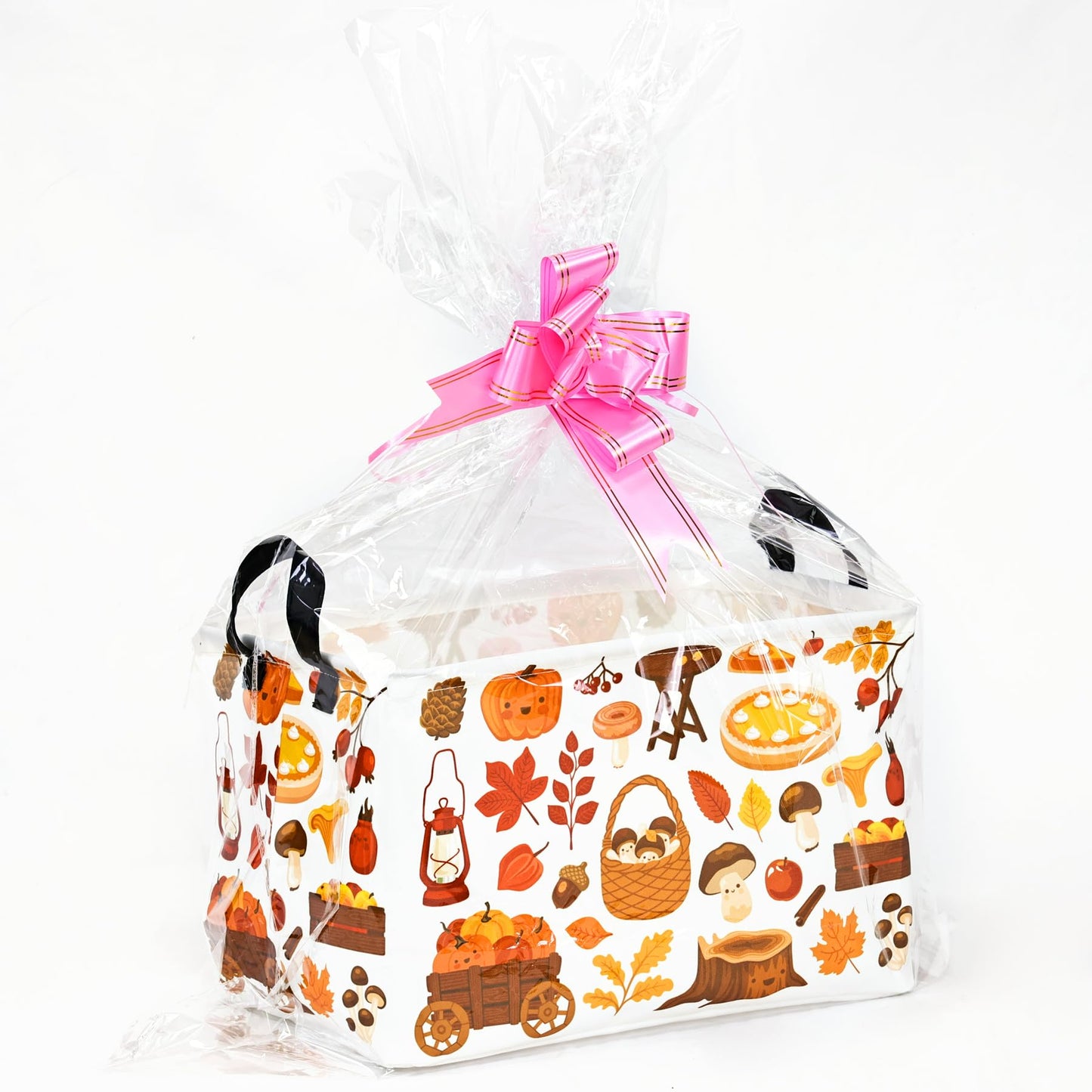 ACMUUNI Rectangle Autumn Festival Gift Shelf Nursery Storage Basket Laundry Hamper,Storage Box and Bins for Boys and Girls With 