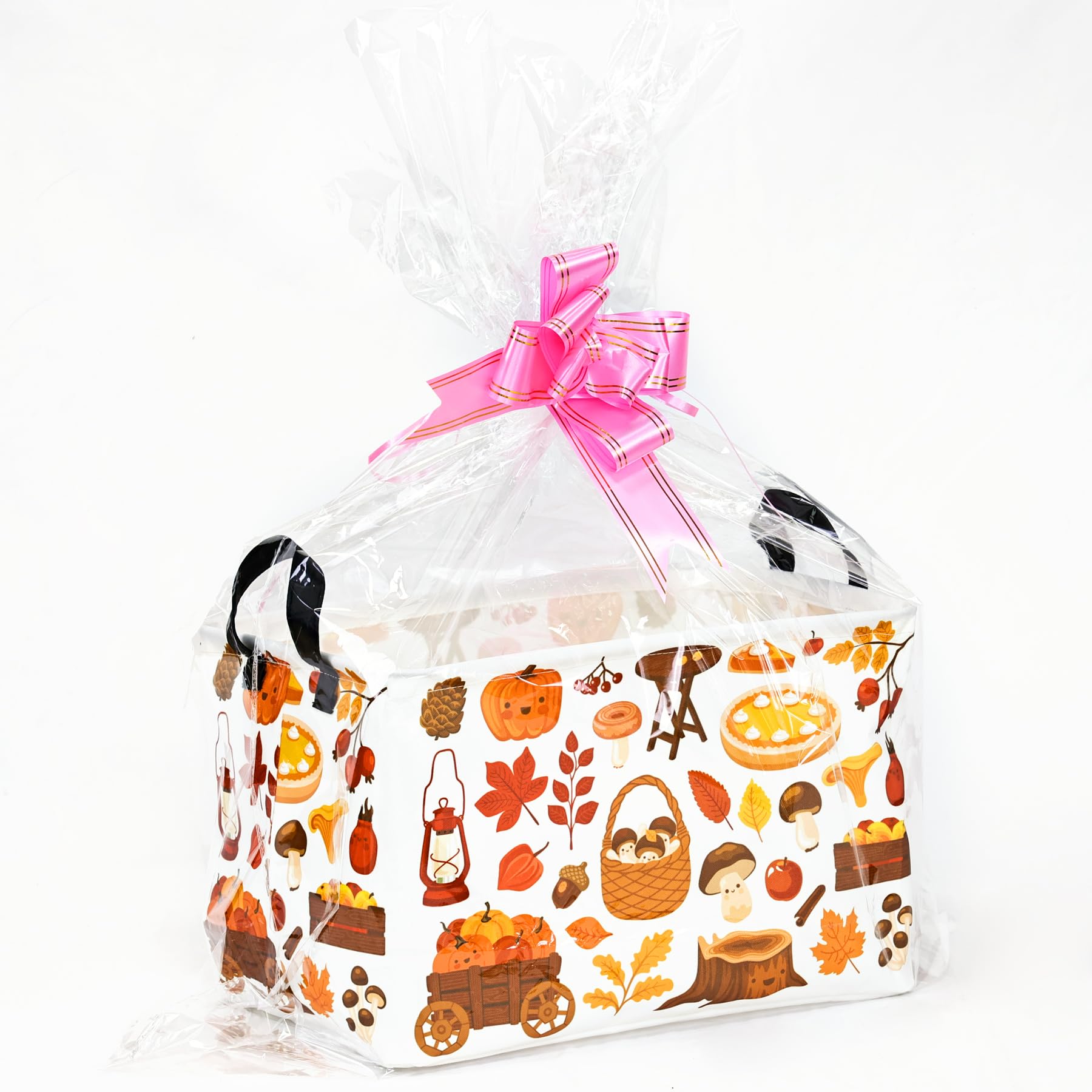 ACMUUNI Rectangle Autumn Festival Gift Shelf Nursery Storage Basket Laundry Hamper,Storage Box and Bins for Boys and Girls With 