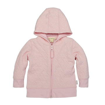 Burt'S Bees Baby Unisex Sweatshirts, Lightweight Zip-Up Jackets Coats, Organic Cotton Hooded, Blossom Quilted, 9 Months Us