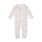 Owlivia Organic Cotton Baby Boy Girl Zip Up Sleep N Play, Footless, Long Sleeve(0-3 Months, Fruit Printing)