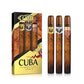 Cuba Trio Best 1 Gift Set |(3 x 1.17 Oz Eau De Toilette Spray) Gold, VIP, Royal | Fragrance For Men