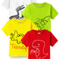 Kuchipoo Boys Regular Fit Half Sleeves Cotton TShirts (KucTshrt528, 1218 Months, MultiColored)