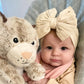 Chiduerm Baby Bows Headbands Nylon Hairbands Baby Girl Bows Hair Accessories For Infant Toddler Essentials(Beige Pink Red, Mid)