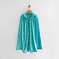 Everfan Hooded Cape For Kids | Children'S Cloak With Hood For Halloween, Costumes, Red Riding Hood, Cosplay And More (Teal)