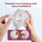 Nursi Luna Flange Inserts 8Pcs 15Mm For 24Mm Flange/Shield Of Most Pumps, Flange Sizing Kit Silicone Flange Insert, Breastfeedin