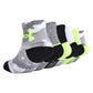 Under Armour Baby Boys Multi Pack Quarter Sock, Grey Camo, 6-12 Months