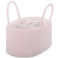 COMSE Large Baby Diaper Caddy Organizer for Girl Boy, Car Caddy with Handles, Cotton Rope Basket for Changing Table, Nursery Org