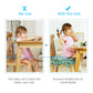 Zicac High Chair Portable Booster Seat Cushion Travel Dining Seat Pad For Toddler Kids Baby Infant Washable Thick Chair Seat Pad