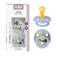 BIBS Pacifiers - Studio 2 Pack | Round Nipple Baby Pacifier | BPA Free Natural Rubber Latex Soother | Made in Denmark | Size 0+ 