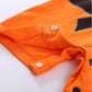 Yfybaby Baby Boys' 2 Pack Short Sleeve Romper Toddler Cartoon Onesie Outfits Orange/Blue