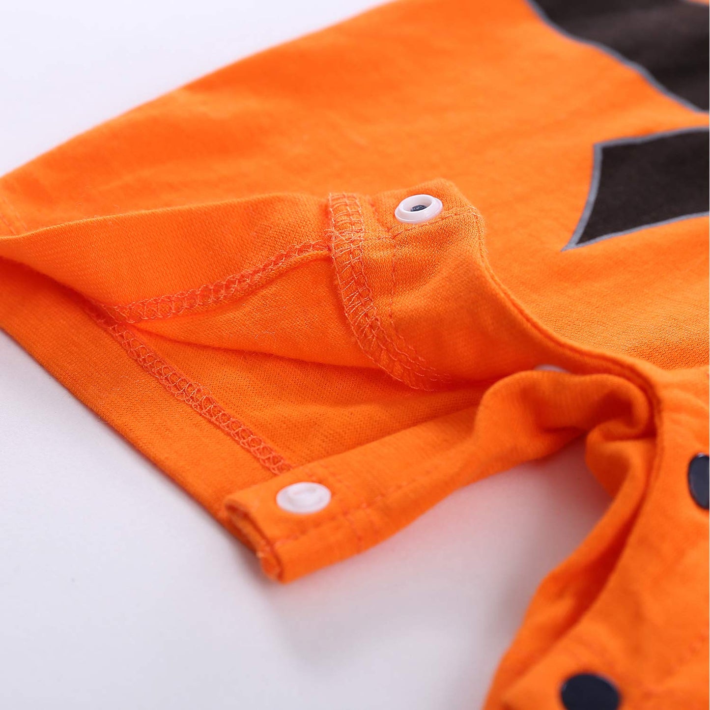 Yfybaby Baby Boys' 2 Pack Short Sleeve Romper Toddler Cartoon Onesie Outfits Orange/Blue