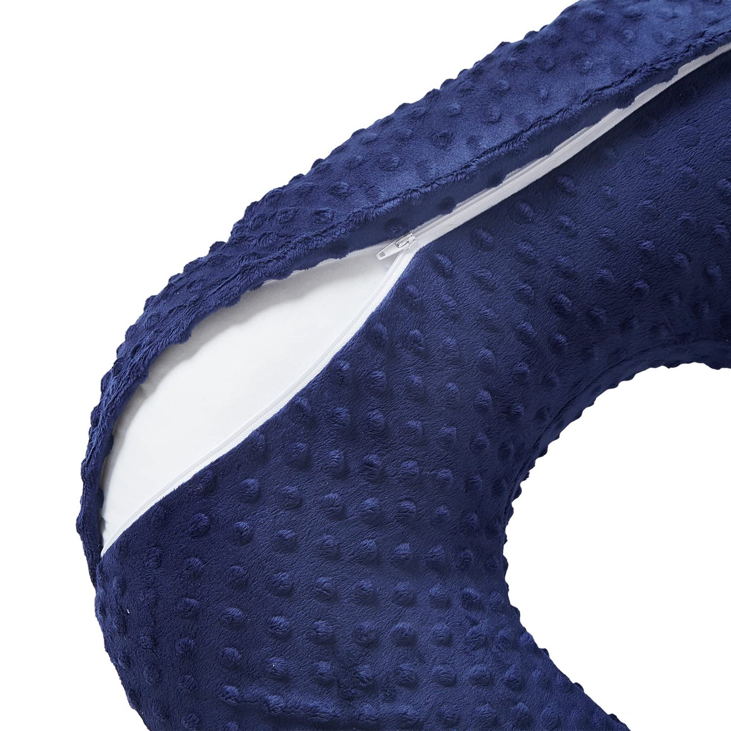 Donomilo Dots Nursing Pillow Cover, Case Plush Breathable Breastfeeding Pillow Slipcover Fits Nursing Pillow, Super Soft Snug Po