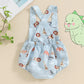 Infant Baby Boys Girls Jungle Safari Zoo Animals Print Romper Overalls Summer Jumpsuit Clothes (Multi-Color, 3-6 Months)