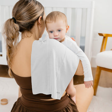 Comfy Cubs Baby Burp Cloths Set (Pack Of 10) - Large, 6-Layer, Ultra Absorbent 100% Cotton For Infant Spit-Up, Drool, And Messes