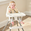 Regalo Baby Basics High Chair for Babies and Toddlers, Baby High Chair with Removable Oversized Tray & Cup Holder, 5-Point Harne