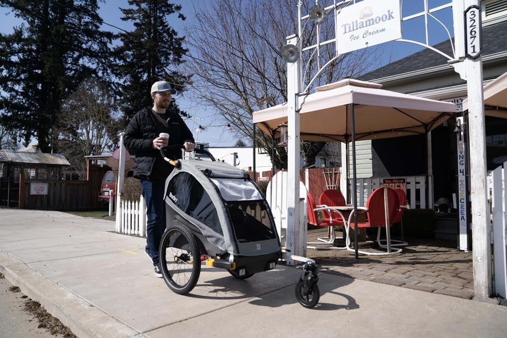 Burley Design One-Wheel Stroller Kit, One Size, Black (960047)