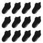 Hyzgb Baby Socks 12-24 Months 12 Pairs Toddler Socks 1T 2T 3T With Non Skid Grips For Toddler Baby Boys Girls 1-2-3 Years Old Id