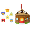 Daniel Tigers Neighborhood Baby Shape Sorter Toy Bungalow Sorter Play Set for Toddlers Comes with 6 Colorful Shaped Blocks