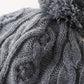 Lmlalml Boys Winter Hat Earflap Knitted Beanie For Kids Warm Fleece Lined Thicken Hat For Baby