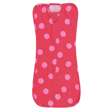 The Boo Boo Club Cotton Polka Dot Printed Sleep Sack for Baby | Soft Breathable Lightweight Wearable Blankets | Pink 01M