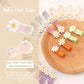 24Pcs 2Inch Oaoleer Baby Girls Fully Lined Hair Bows, Tiny Alligator Clips For Infants Toddlers - 12 Colors In Pairs (Style E)