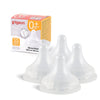 Pigeon Silicone Nipple (Ss) With Latch-On Line, Natural Feel, 0+ Months, 4 Counts