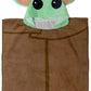 Jay Franco Star Wars The Mandalorian The Child - Baby Yoda Grogu Kids Bath/Pool/Beach Hooded Poncho - Super Soft & Absorbent Cot