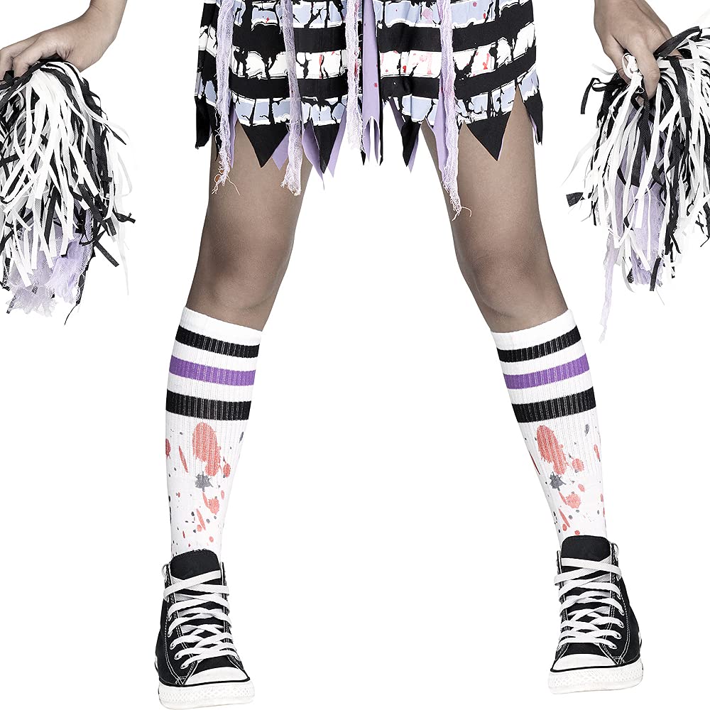 Fun World Zombie Fearleader Costume, Large 12-14, Multicolor