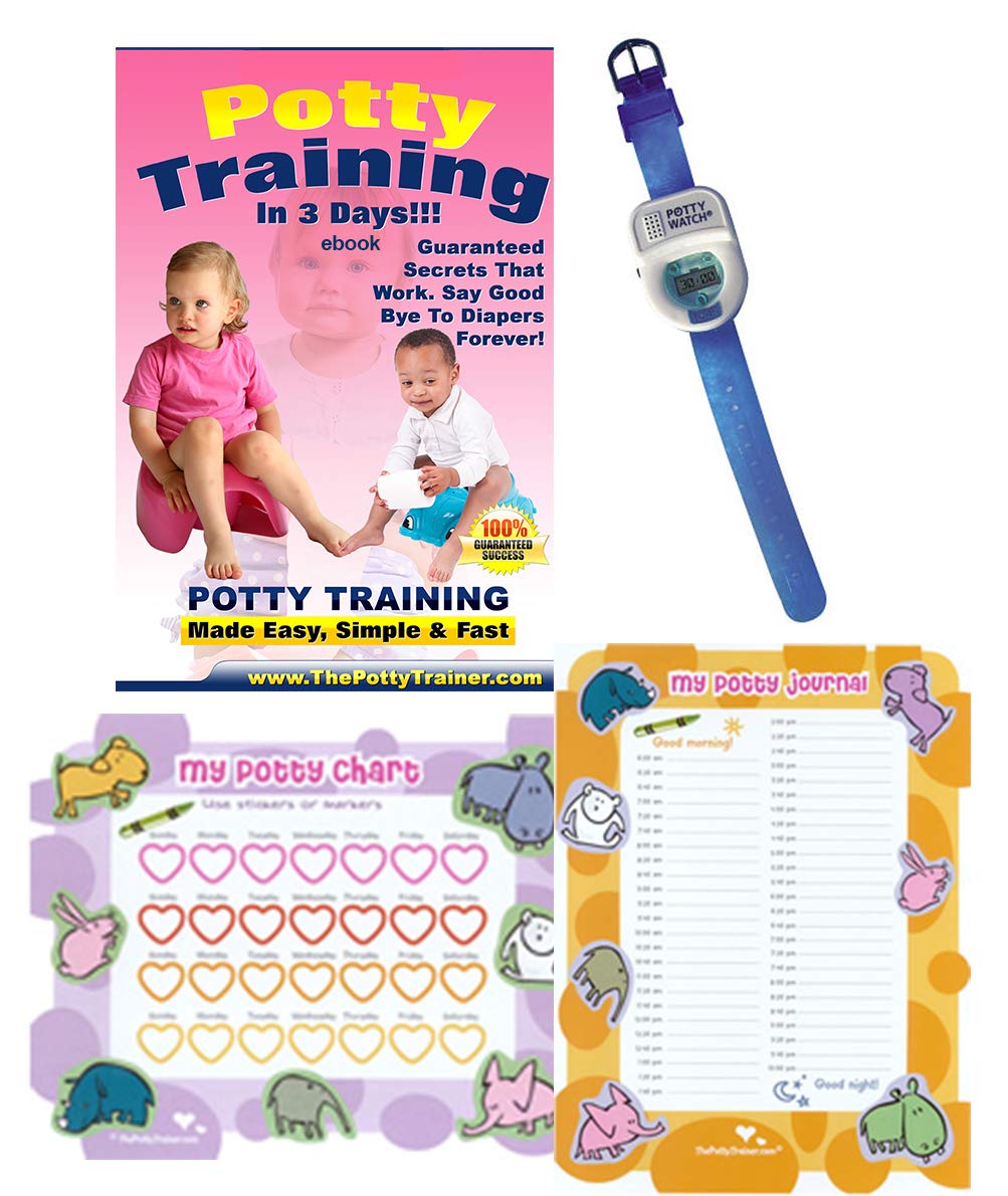 Ultimate Potty Training for Boys. Complete Kit Includes Potty Training In 3 Days Audio Guide, Laminated Potty Training Charts & 