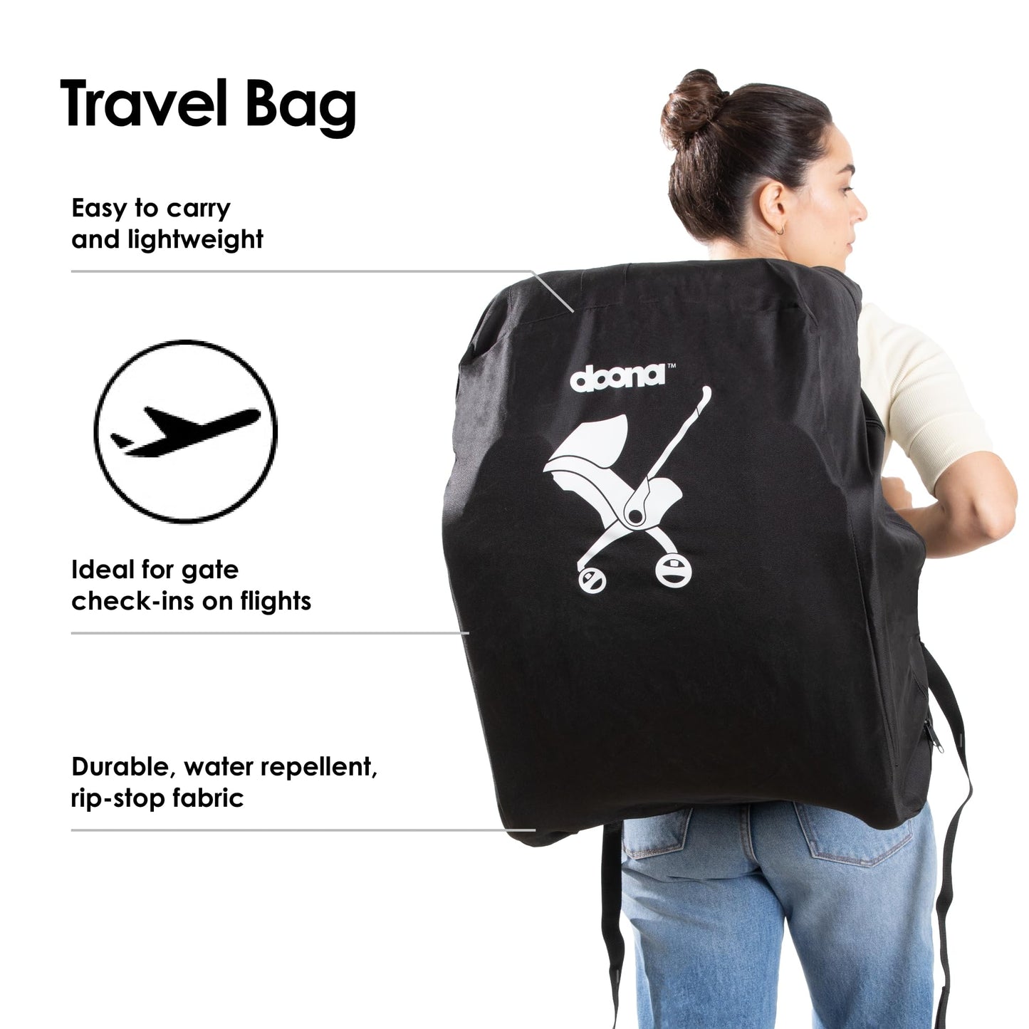 Doona Travel Bag, Black