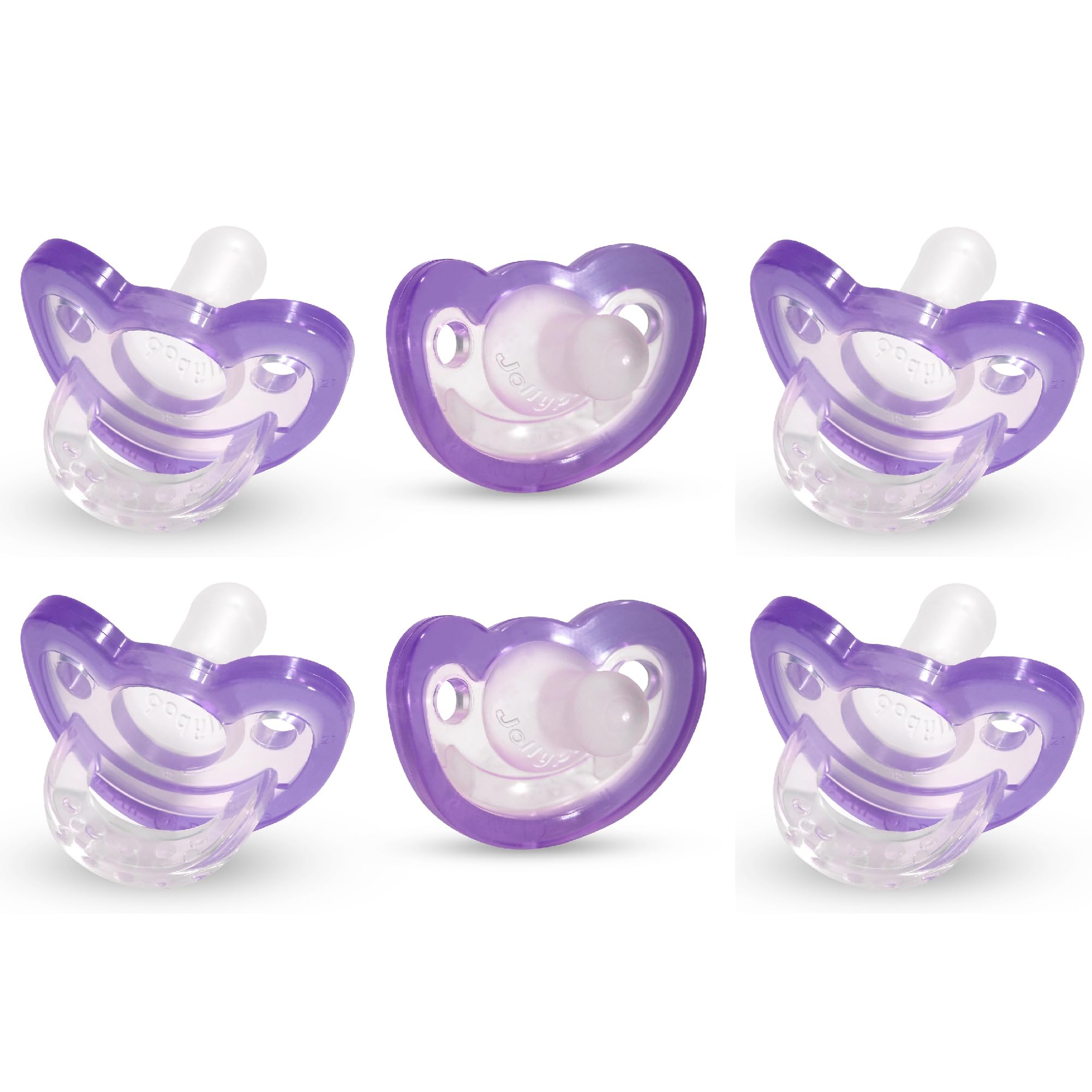 Razbaby Jollypop Pacifier For Newborns & Up, Usa Made, Natural Shaped ...