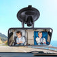 Hbxdeco Baby Car Mirror with Suction Cup, 4.4  2 Rectangular HD Glass Interior Rear View Mirror, 360 Rotation Adjustable Baby Re