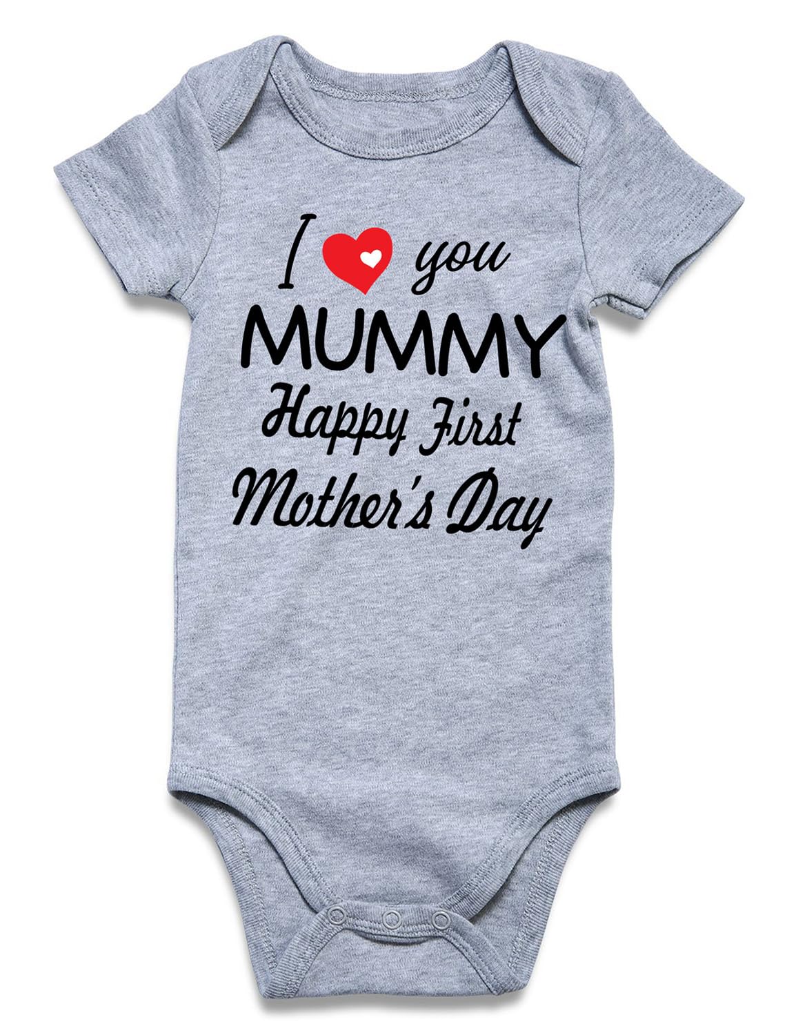 Funny Newborn Outfit I Love Mummy Baby Boy Clothes Happy Mother Day Bo – Cutebab WBBAPB0CY42MRZ7