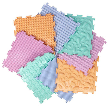 Sensory Mat Module Set Of Massage Game Mats For Kids Orthopedic Massage Puzzle Floor Mats Sensory Toys For Autistic Children (Li