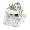 Ingenuity Prop Spot Learn-To-Sit Floor Seat For Baby, Removable Tray, 2 Linkable Toys, Tummy Time Mat, Unisex, For Ages 4-12 Mon