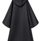 Togrop Knight Costume For Kids Robe Hooded Boys Cloak Cosplay Black 12-14 Years