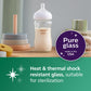 Philips Avent Natural Newborn Glass Gift Set, Baby Bottles With Natural Response Nipples, 3X 4Oz (Slow Flow, Flow 2) And 2X 8Oz
