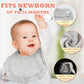 10 Pcs Baby Muslin Bibs Drool Bandana Soft Adjustable Baby Cotton Bibs For Newborn Baby Girl Boy Toddlers Infants Teething (Clas