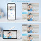 Iegeek 5.5 Split-Screen Baby Monitor,2.5K Uhd Baby Monitor With 2 Cameras And Audio,Night Light,Prone Sleeping&Cry Detection,Two
