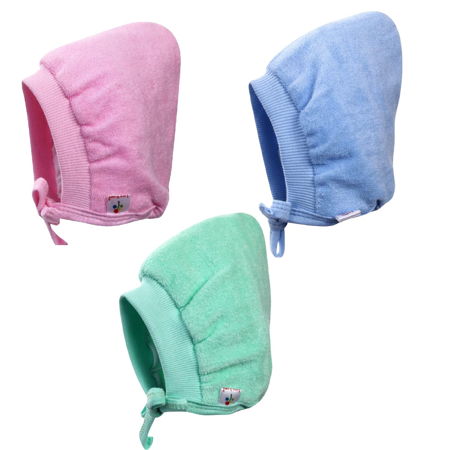 Cloth King Presents Baby Unisex Soft Hosiery Caps Baby Caps Knot Closure Cap Kids Printed Caps For Any Season (Pack Of 3). (12 M