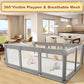 Xvishx Baby Playpen With Gate, 74''X50'' Large Playpen For Babies And Toddlers, Indoor Active Center, Baby Playard Play Pen Fenc