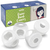 4-Pack Childproof Door Knob Covers - Easy To Install Child Safety Door Knob Cover With No Tools Needed - Reusable, White Baby Pr