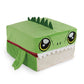 Pillow Cube Kids Green T-Rex