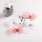 5.5-Inch Organza Double Hair Bows Alligator Clips Hair Accessories For Girls Toddler Kids Children Teens -Pink