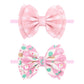Yanjie Christmas Baby Girls Headbands Pink Hair Bow Snowflake Headband Snowman Newborn Wide Candy Cane Headband Christmas Hair A