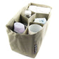 Comicfs Baby Diaper Bag Insert Organizer (Dimensions: 12 X 6.4 X 8 Inch, Khaki)