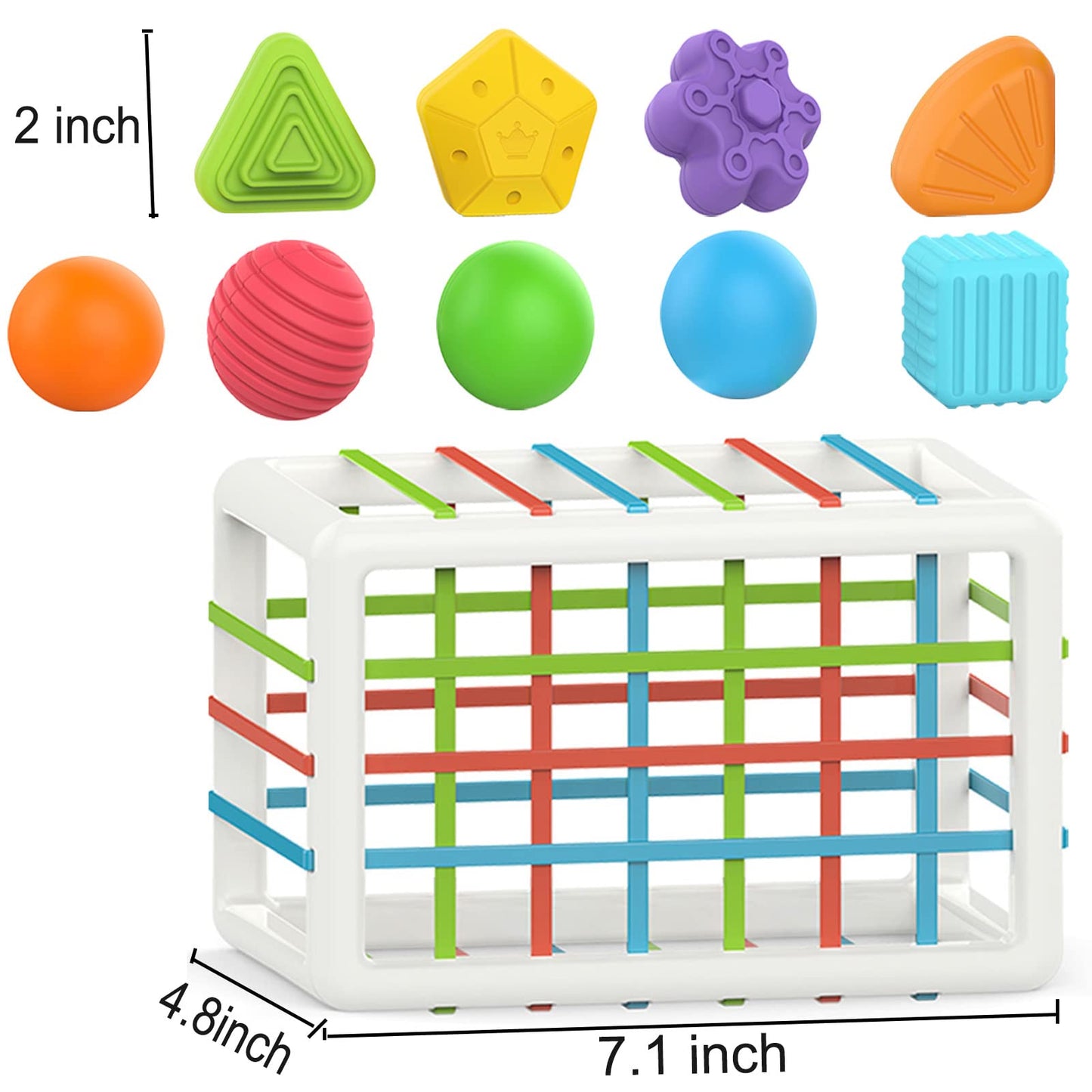 MINGKIDS Bath Toys 12-18 Months,Baby Sensory Fine Motor Skills Developmental Toys,Gifts for 6 9 12 18 Month Age 1 2 3 4 One Two