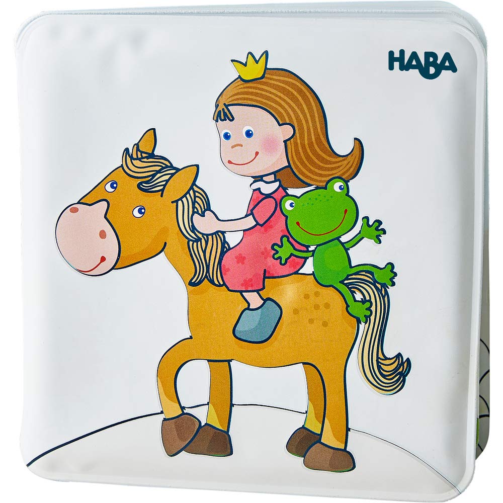 HABA Magic Bath Book Princess - Wet The Pages to Reveal Colorful Background - Great for Tub or Pool
