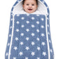 First Sleep Baby Newborn 3ZIPER Blanket Baby  Soft Winter Kids Blanket for (012 Months, 76x76cm) Grey
